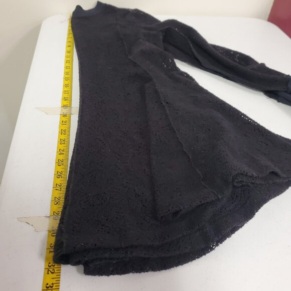 Free People Womens Coffee In The Morning Fairy Grunge Tunic Size M Black Witchy - Picture 9 of 11